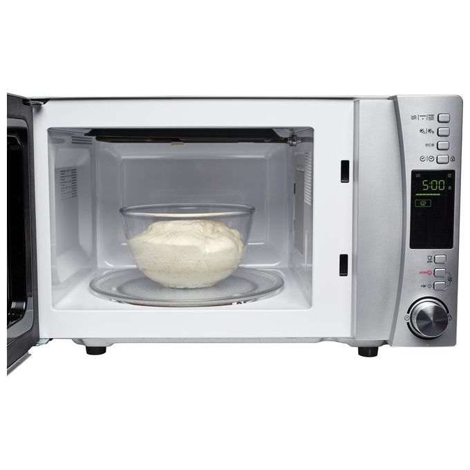 Candy CMXG25DCS COOKinApp Forno a Microonde Combinato con Grill Capacita' 25 Litri Potenza 900 W Display Digitale 40 Programmi App Simply-Fi Silver