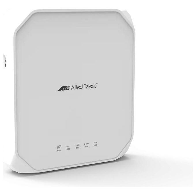 Allied Telesis AT-TQ6702 GEN2-00 AT-TQ6702 GEN2 Punto di Accesso Wi-Fi 6 IEEE 802.11ax Dual Band 2.4 GHz 5 GHz 2401,9 Mbit-s PoE Supporto Multi User MIMO colore Bianco