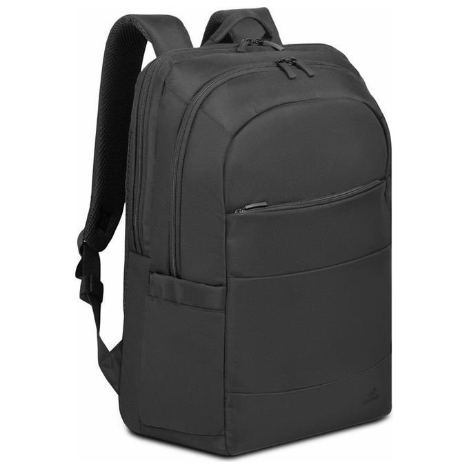 Rivacase 8267 BLACK Zaino City Backpack per Notebook 17.3'' Idrorepellente 2 Scomparti colore Nero