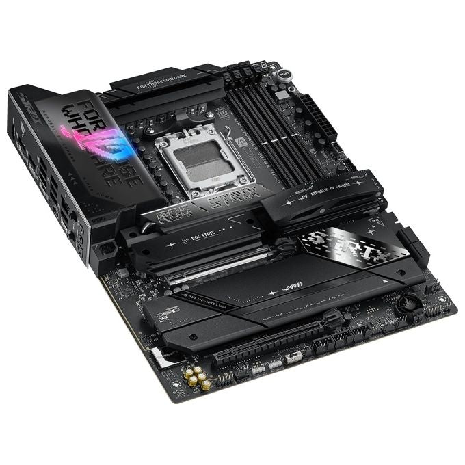 Asus 90MB1IB0-M0EAY0 ROG Strix X870E-E Gaming WiFi Scheda Madre ATX Socket AM5 DDR5 PCIe 5.0 5x M.2 Wi-Fi 7 USB4