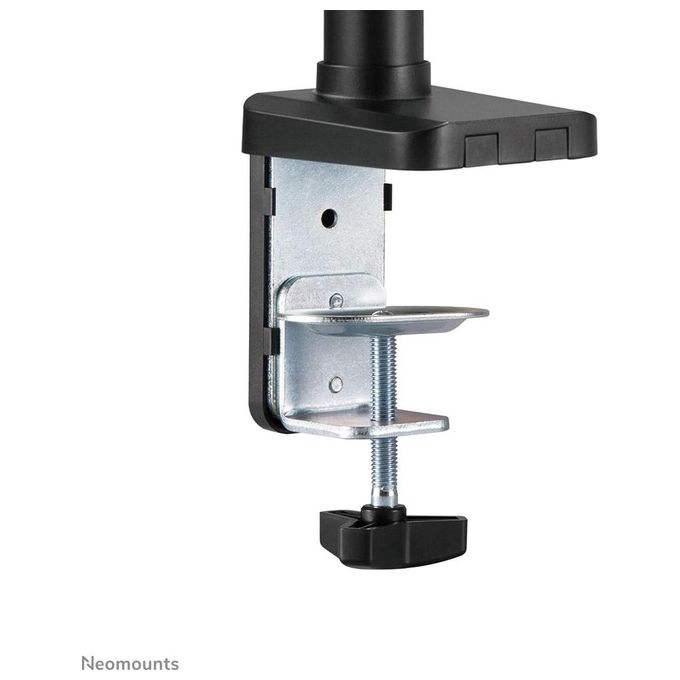 Neomounts DS70-750BL1 Braccio per Monitor 17-27 Pollici Regolabile con Molla a Gas 7 kg VESA 75x75 100x100 cm Morsetto Occhiello colore Nero