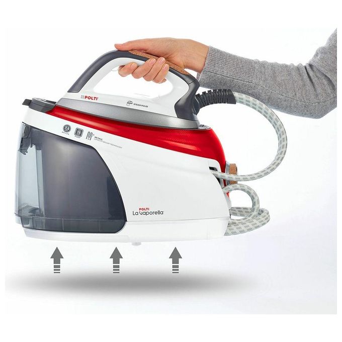 Polti PLEU0262 La Vaporella XM84C Ferro da Stiro con Caldaia 2350 W 7,5 bar 1,5 L 4 Programmi Funzione Eco colore Bianco Rosso