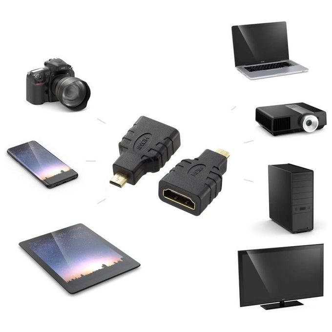 Techly Adattatore Hdmi a Micro Hdmi Tipo D F-M