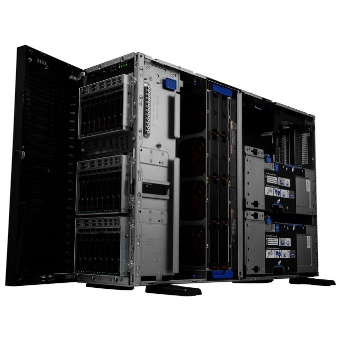 Hewlett Packard Enterprise P53567-421 HPE ProLiant ML350 Gen11 Server Tower Intel Xeon Silver 4410Y 2.0 GHz 12 Core 32 GB DDR5-SDRAM 1000 W colore Nero