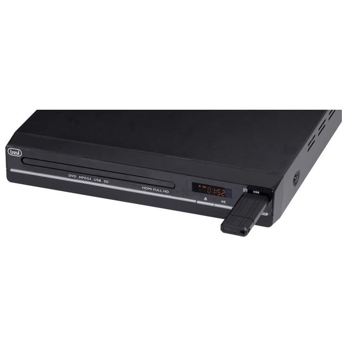 Trevi Lettore DVD Mini Full HD con Usb DVMI 3580 HD Nero