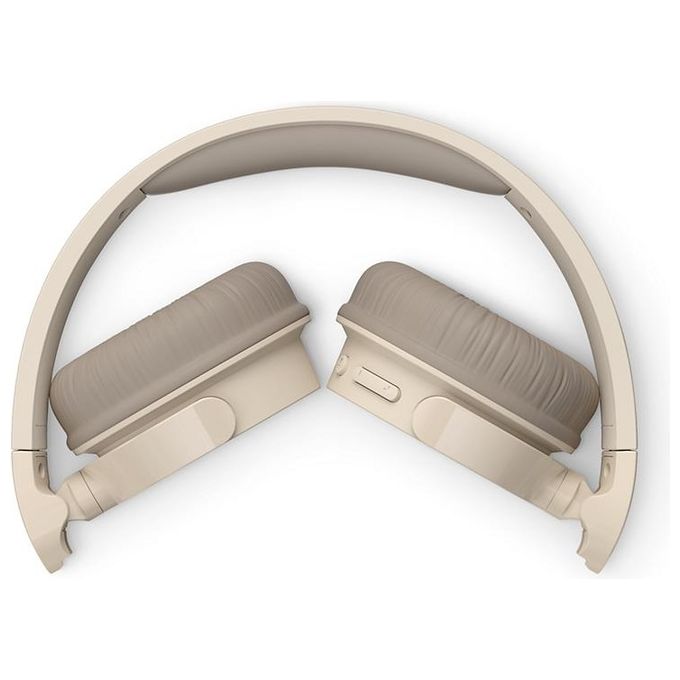 Philips TAH3209BG-00 Cuffie On-Ear Wireless Bluetooth 5.3 25 ore autonomia ricarica rapida USB-C driver 32 mm colore Beige