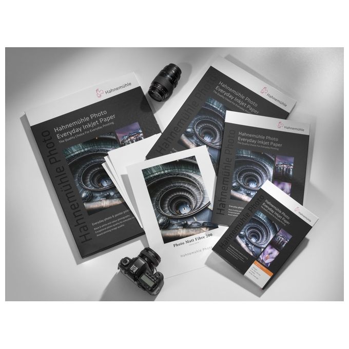 Hahnemuhle Carta Fotografica Matt Fibre A4 Bianco Caldo 200g-m² 25 Fogli