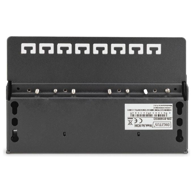 Digitus pannello 8 porte schermate da desktop per reti categoria 6