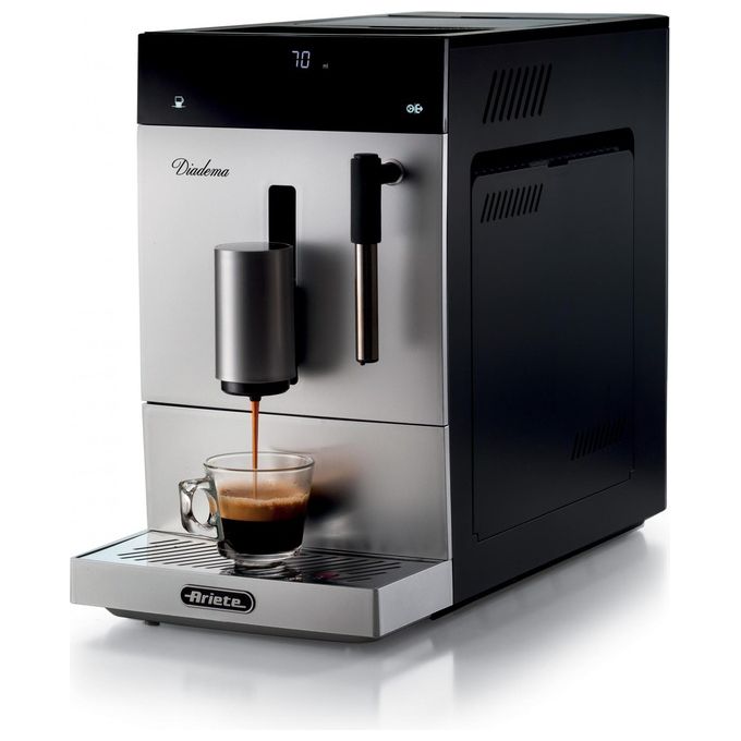 Ariete 1452 Diadema Macchina da caffe' Automatica 1 L 19 bar 1350 W Espresso Americano Cappuccino Display LED colore Silver