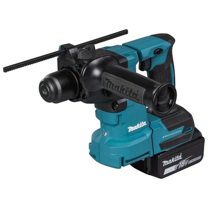 Makita DHR183RTWJ Martello Perforatore SDS-plus 18V Batteria 1,7 J Motore Senza Spazzole Luce Integrata Impugnatura Antivibrazioni colore Nero Verde