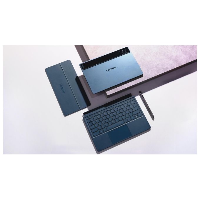 Lenovo ZAEG0015IT Yoga Tab Plus Tablet Android 12.7'' 3K Snapdragon 8 Gen 3 16 GB RAM 256 GB Wi-Fi 7 Android 14 Tastiera e Pennino inclusi colore Tidal Teal