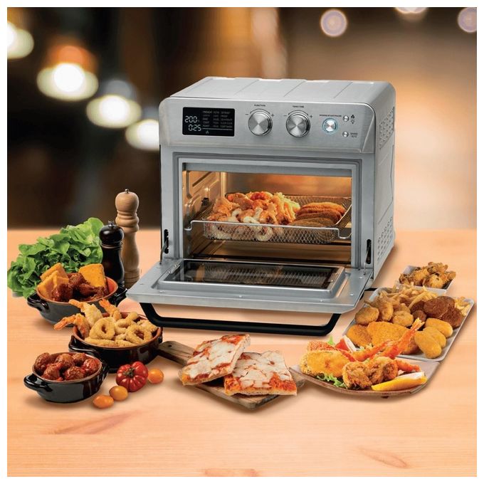 Ariete 4629 Friggitrice ad Aria 25 L 1700 W 15 Funzioni Display Digitale colore Silver
