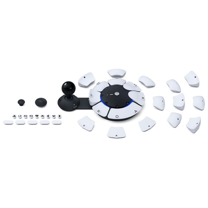 Sony 1234355 Controller Access PS5 Personalizzabile Wireless USB Type-C 30 Profili colore Nero e Bianco