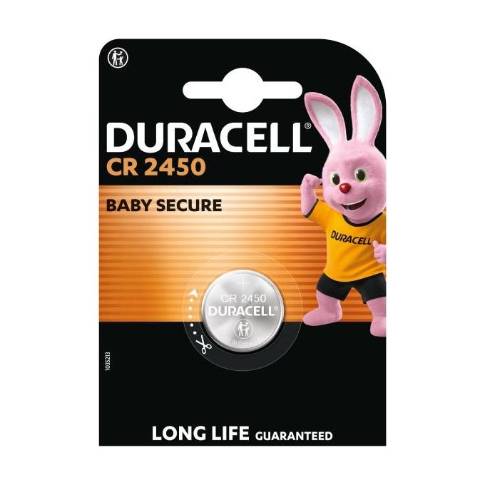 Duracell Batteria CR2450 Litio 3V Bottone Mono Splituso