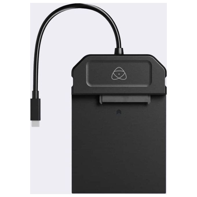 Atomos ATOMDCK004 Stazione di Docking USB-C 3.1 per Master Caddy e RAID Caddy con Alimentazione Integrata colore Nero
