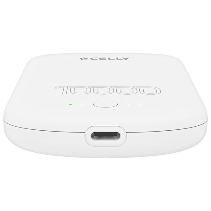 Celly MagSafe PowerBank 10.000 Pro Bianco