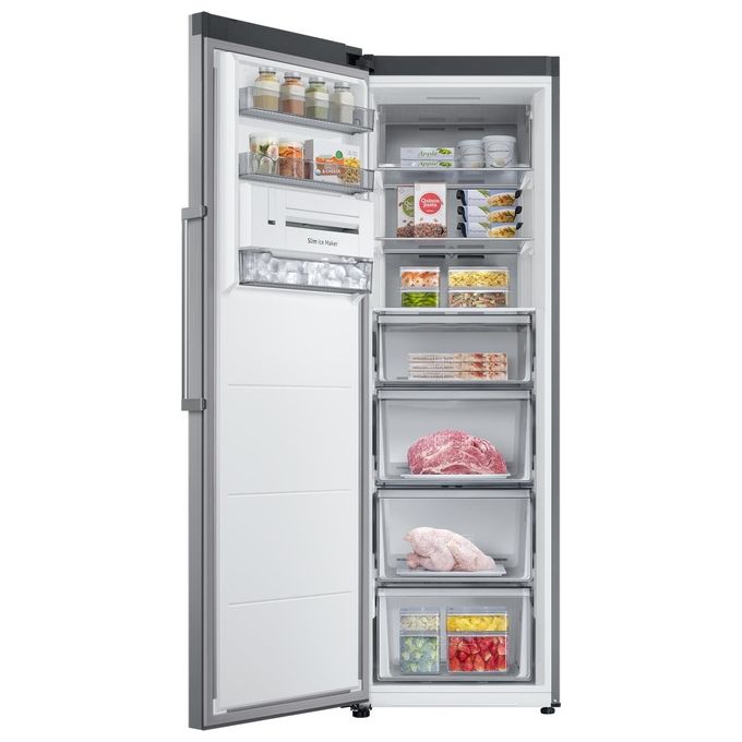 Samsung RZ32C7BBES9 Twin Congelatore Verticale 323 L 186 cm Classe E 36 dB Total No Frost Wi-Fi colore Acciaio Inox