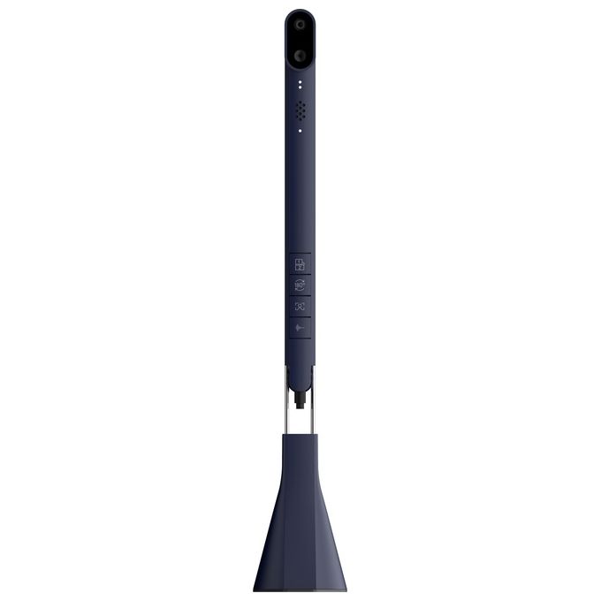 IPEVO 5-904-B-08-00 TOTEM 120 Telecamera per Videoconferenze Doppio Obiettivo 8 MP Risoluzione 4K Microfono Integrato Connessione USB-C Plug and Play Compatibile Windows MacOS Chromebook colore Nero