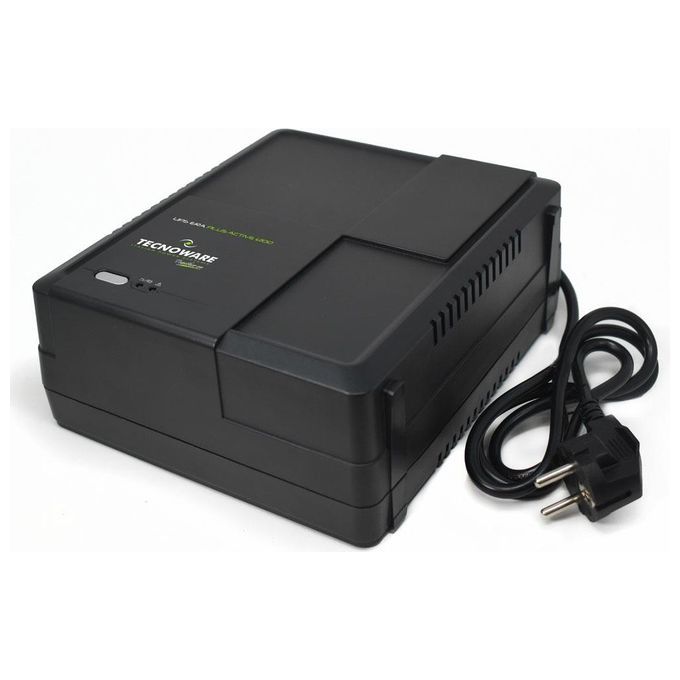 Tecnoware ACTIVE 1200 ERA PLUS Gruppo di Continuita' UPS Line Interactive 1200VA 840W 2 Prese Schuko AVR USB colore Nero
