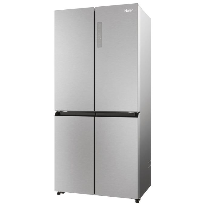Haier HCR3818ENMM Cube 83 Serie 3 Frigorifero Multidoor 467 L 181 cm Classe E 35 dB Total No Frost 4 Porte colore Platino Inox
