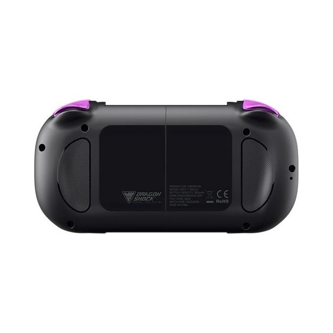 Dragonshock DSCMB-BK Photon Gamepad Wireless Bluetooth USB-C con Cavo Ricarica 300 mAh 8h Autonomia colore Nero