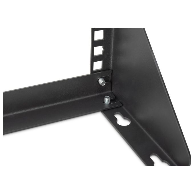 Digitus DN-48003 Staffa Montaggio a Parete per Apparecchiature 19'' 2U Portata 20 Kg colore Nero