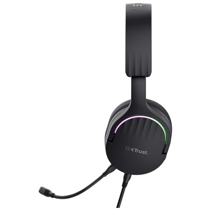 Trust 24900 GXT 490 Fayzo Cuffie Gaming USB Surround 7.1 Driver 50 mm Microfono Rimovibile RGB colore Nero
