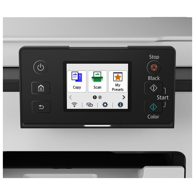 Canon GX1050 MAXIFY Stampante Multifunzione Inkjet A4 600x1200 DPI Wi-Fi Ethernet Display Touch 2.7'' colore Nero Bianco