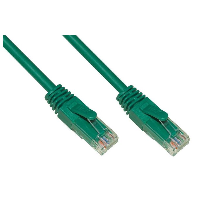Link Cavo di Rete Categoria 6a Non Schermato Utp Awg24 Verde Halogenfree 75mt