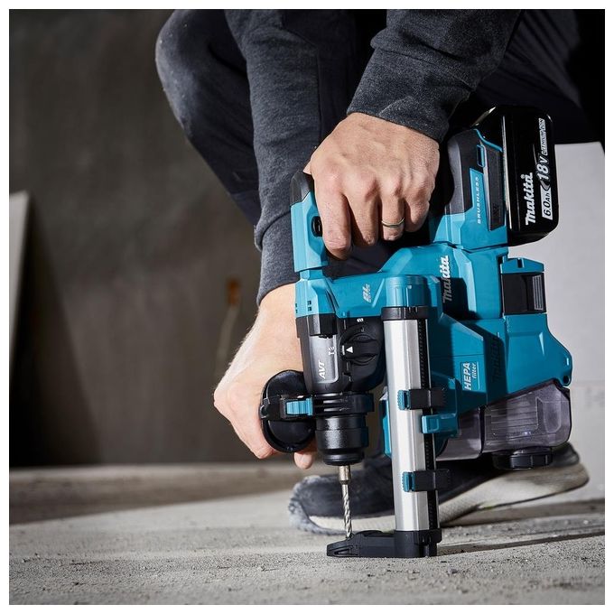 Makita DHR183RTWJ Martello Perforatore SDS-plus 18V Batteria 1,7 J Motore Senza Spazzole Luce Integrata Impugnatura Antivibrazioni colore Nero Verde