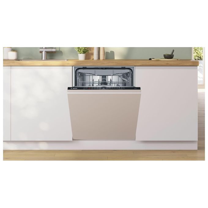 Bosch SMV2HVX02E Serie 2 Lavastoviglie da Incasso a Scomparsa Totale 14 coperti Classe D 46 dB Wi-Fi Home Connect (82x60x55 cm) colore Nero