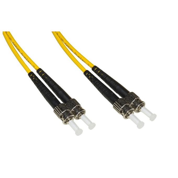 Link cavo fibra ottica st a st singlemode duplex upc mt.2