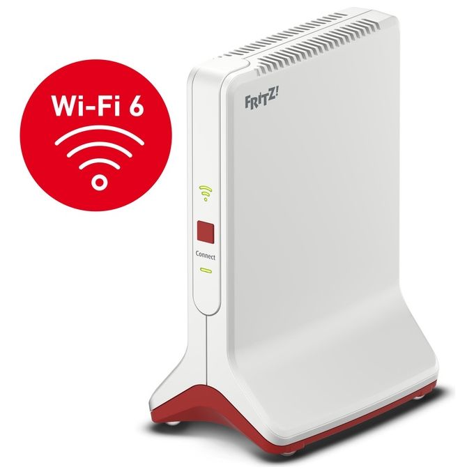 FRITZ! FRITZ!REPEATER 6000 Ripetitore Wi-Fi 6 Triband Mesh 6000 Mbit-s WPA3 2 porte LAN Gigabit colore Bianco
