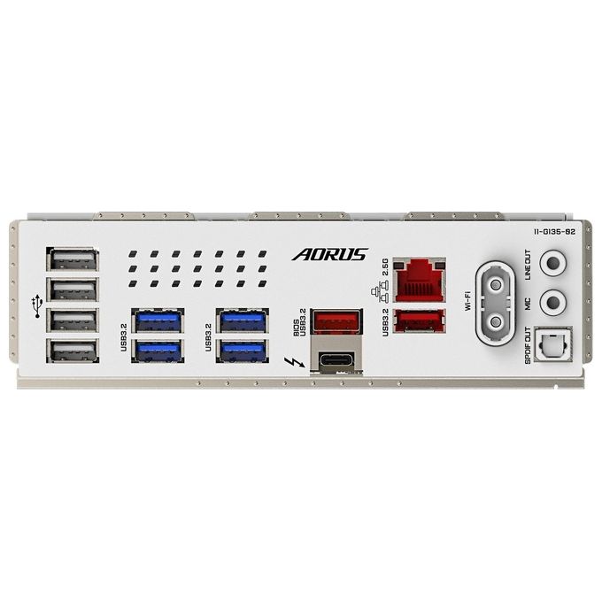 GIGABYTE Z890 A ELITE X ICE Scheda Madre ATX Supporta CPU Intel Core Ultra Serie 2 DDR5 fino a 9500MHz OC Wi-Fi 7 Thunderbolt 4 colore Bianco