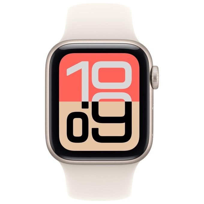 Apple Watch SE 3 GPS, 40mm, Alluminio Galassia con Sport Band Galassia