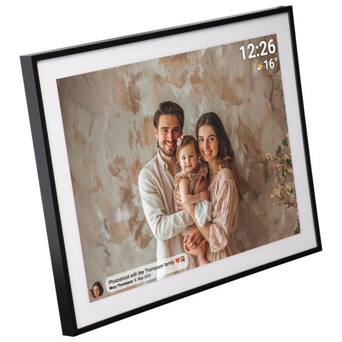 Denver 119101200000 FRAMEO Cornice digitale Wi-Fi 19 pollici Full HD IPS Touch screen 32 GB colore Nero