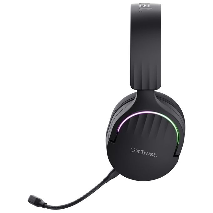 Trust 24901 GXT 491 Fayzo Cuffie Gaming Wireless Bluetooth 2.4 GHz Surround 7.1 50 mm 22 ore RGB colore Nero