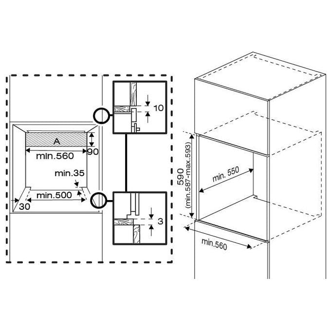 Beko 7768282917 Beyond Forno da incasso Multifunzione 72 L Classe A 8 Funzioni (60x59 4x56 7 cm) colore Acciaio inox