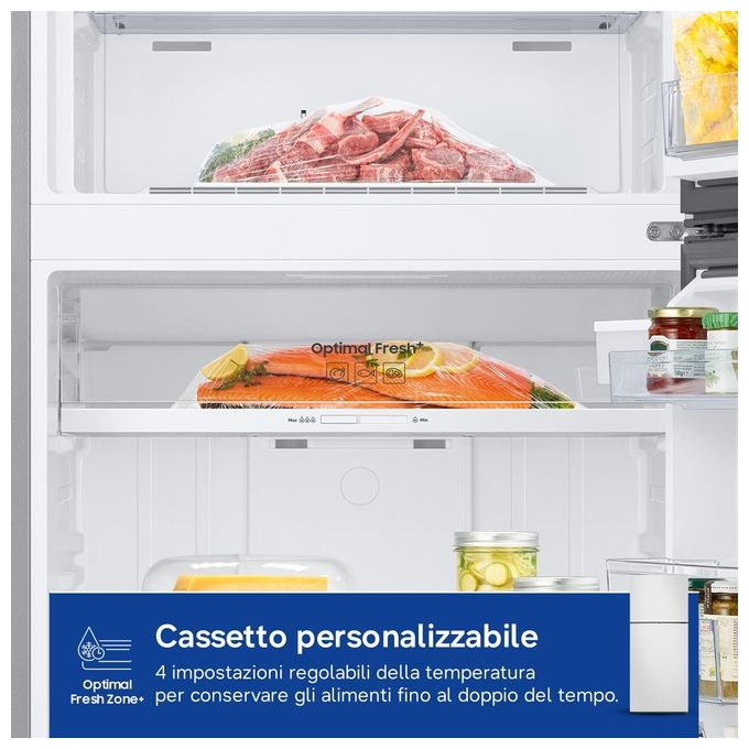 Samsung RT38CB6624C1ES BESPOKE AI Frigorifero Doppia Porta 393 L 171.5 cm Classe E 39 dB No Frost Wi-Fi colore Cotta White