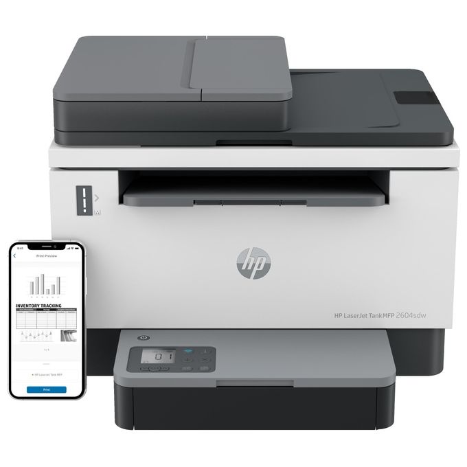 HP LaserJet Tank 2604sdw Stampante Multifunzione Laser Monocromatica Wi-Fi