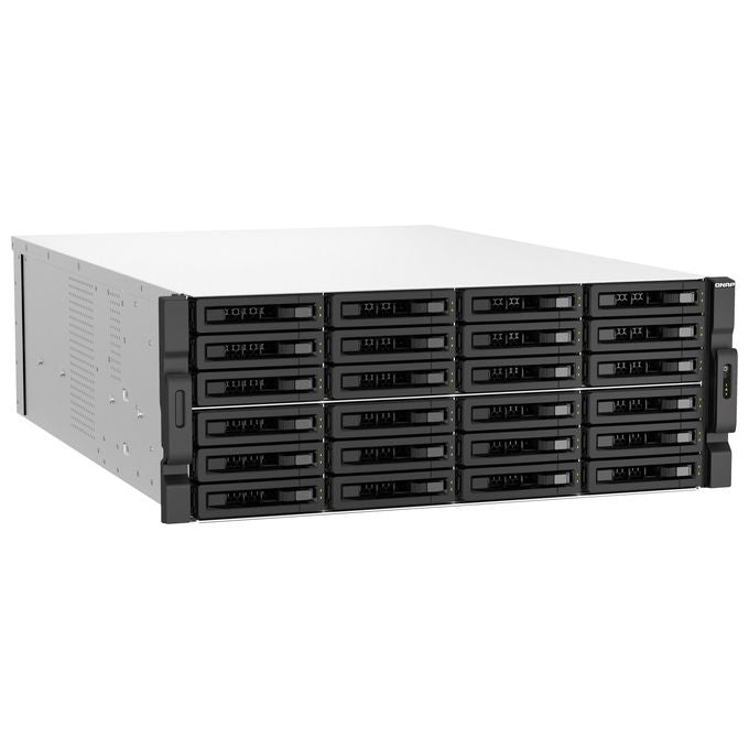 QNAP TS-H3087XU-RP-E2378-64G NAS 30 Baie Intel Xeon E-2378 64 GB RAM 10GbE Rack 4U colore Nero