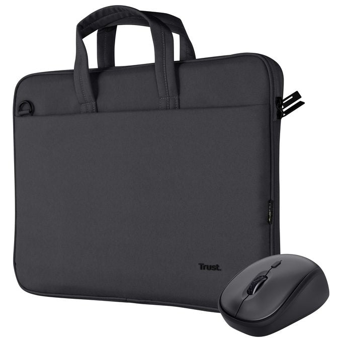 Trust Bologna Borsa per Notebook 16'' Valigetta Ventiquattrore Nero