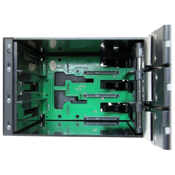 StarTech Scheda Backplane per Rack Portatili Hot-Swap Trayless in Alluminio 3 Alloggiamenti per Sas II-Sata III 3,5'' Hd 6 Gbps
