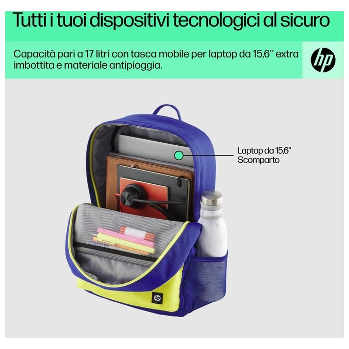 HP Zaino per Notebook da 15.6'' Campus Blue