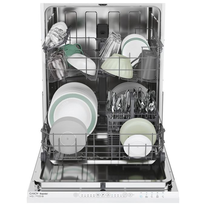 Candy CI 3E53E0W RapidÓ Lavastoviglie Incasso a Scomparsa Totale 13 coperti Classe E 53 dB 5 programmi (82x60x56 cm) colore Bianco