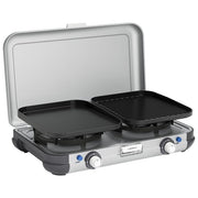 Campingaz 2 Grill e Go CV Cucina da Campeggio Fornello a Gas con 2 x 2.000 Watt di Potenza