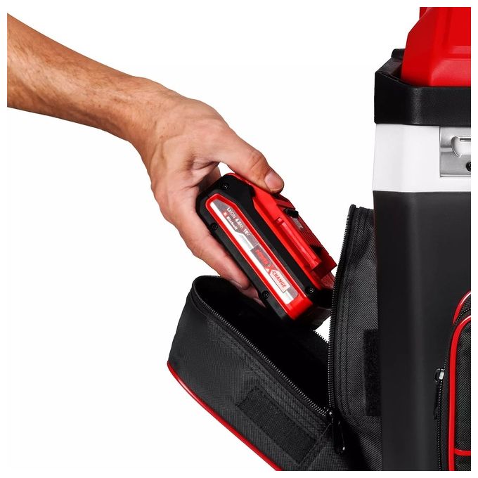 Einhell 2048420 TE-COL 18-27 Li-Solo Frigo Portatile 27 L Alimentazione 12 V 230 V e Batteria 18 V colore Nero Rosso Bianco