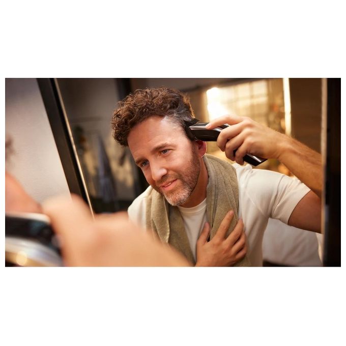 Philips HC9450-15 Hairclipper Series 9000 Regolacapelli Lame in Titanio Display Digitale Autonomia 120 min Grigio