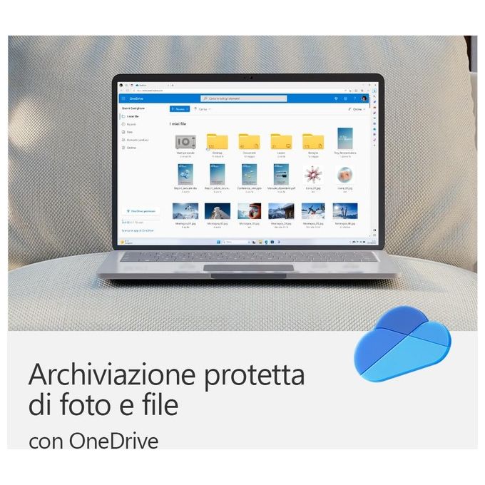 Microsoft QQ2-01746 365 Personal Abbonamento 12 Mesi 1 Utente 5 Dispositivi 1 TB OneDrive PC Mac iOS Android