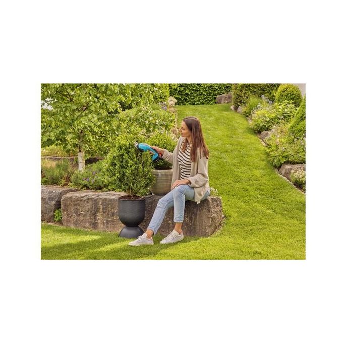 Gardena 14750-55 PowerCut Cesoie per Erba e Siepi a Batteria 18V lame 20 cm e 8 cm colore Verde Grigio